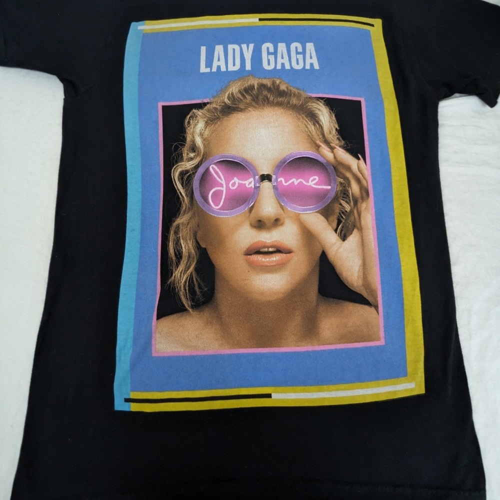 Lady Gaga Joanne World Tour with Concert  Schedule on Back Medium